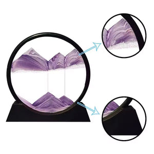 Lampe de Table LED à Sable Coulant – Une Œuvre d’Art Lumineuse !