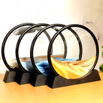 Charger l&#39;image dans la galerie, Lampe de Table LED à Sable Coulant – Une Œuvre d’Art Lumineuse !
